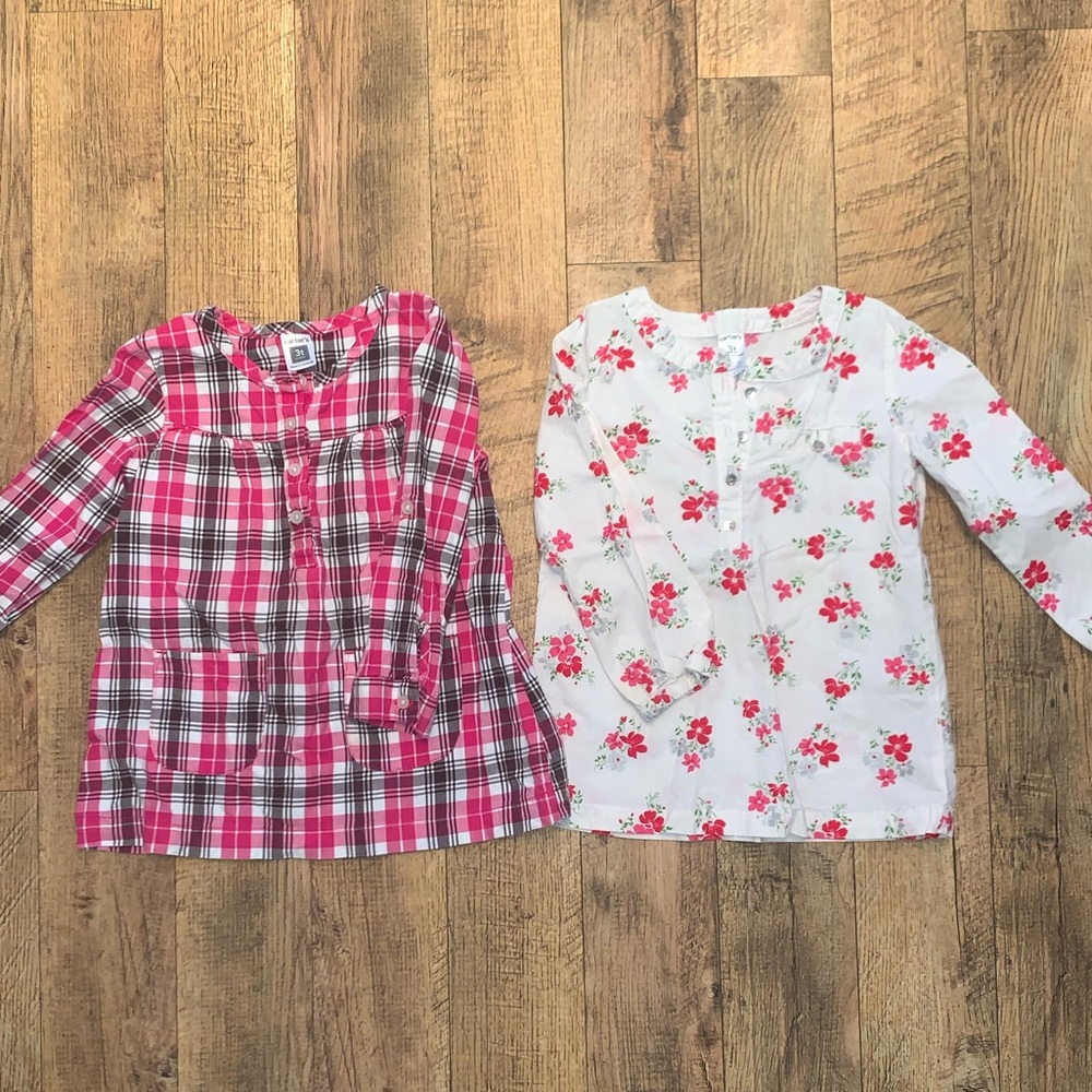 Set of 3T long sleeve tunic’s